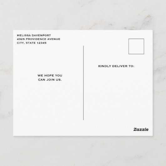 Kleurrijke lente bloemen patroon verjaardag uitnod briefkaart (Achterkant)