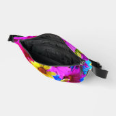 Kleurrijke lente madeliefjes bloemig heuptasje (Open)