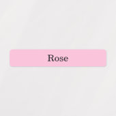 Kleurrijke Lente Pastel Naam Labels (Design 1)