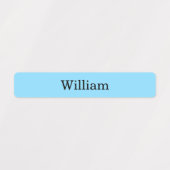 Kleurrijke Lente Pastel Naam Labels (Design 2)
