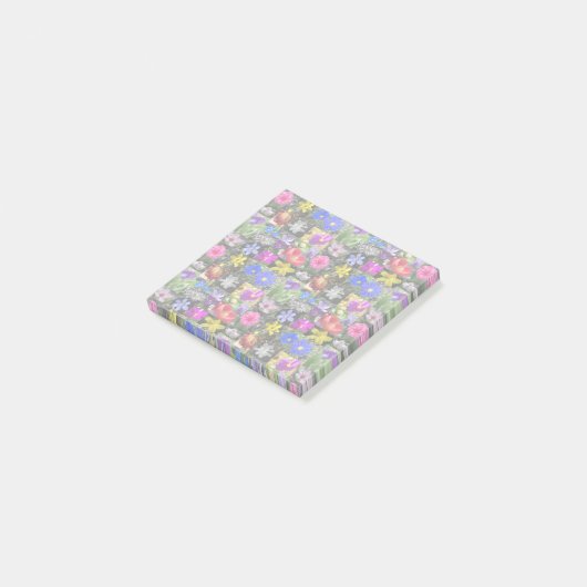 kleurrijke lente - Post-It Notes pad (Schuin)