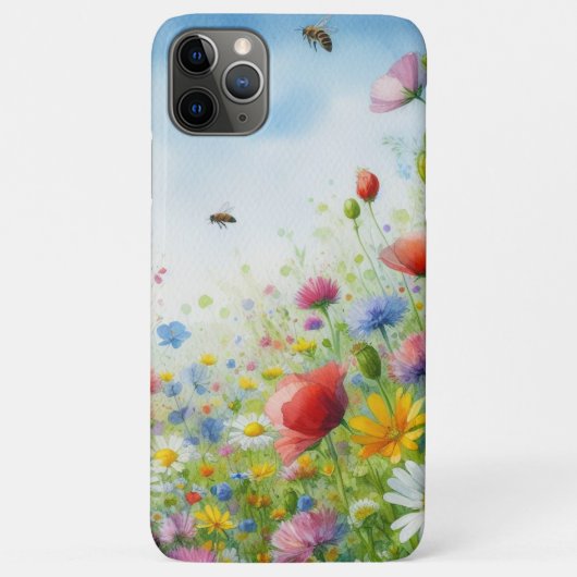 Kleurrijke Lente Veldbloemen Bloemen Bloemen Bloem Case-Mate iPhone Case (Achterkant)