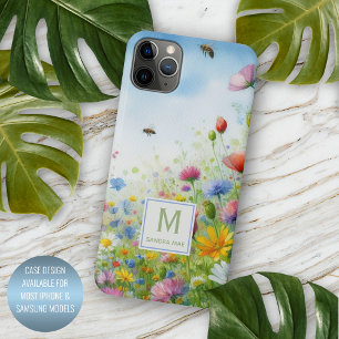 Kleurrijke Lente Veldbloemen Bloemen Bloemen Bloem Case-Mate iPhone Case