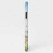 Kleurrijke Lente Veldbloemen Bloemen Bloemen Bloem iPhone Hoesje (Rechterkant)