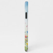 Kleurrijke Lente Veldbloemen Bloemen Bloemen Bloem iPhone Hoesje (Rechterkant)