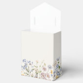 Kleurrijke lente weide met wilde bloemen  Baby Sho Bedankdoosjes (Geopend)