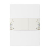 Kleurrijke Lente Wilde Bloemenweide Tuin Bruiloft Uitnodigingen Wikkel (Achterkant Voorbeeld)