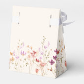 Kleurrijke lente Wildflower beemdweide Garden Wedd Bedankdoosjes (Achterkant)