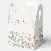 Kleurrijke lente Wildflower beemdweide Garden Wedd Bedankdoosjes (Geopend)