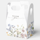 Kleurrijke lente Wildflower beemdweide Garden Wedd Bedankdoosjes (Geopend)