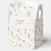 Kleurrijke lente Wildflower beemdweide Garden Wedd Bedankdoosjes (Geopend)