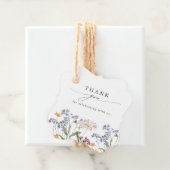 Kleurrijke lente Wildflower beemdweide Garden Wedd Bedankjes Labels (In situ)