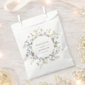 Kleurrijke lente Wildflower beemdweide Garden Wedd Bedankzakje (Geknipt)