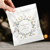 Kleurrijke lente Wildflower beemdweide Garden Wedd Bedankzakje