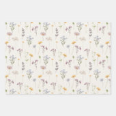 Kleurrijke lente Wildflower beemdweide Garden Wedd Inpakpapier Vel (Voorkant 2)