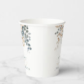 Kleurrijke lente Wildflower beemdweide Garden Wedd Papieren Bekers (Rechts)