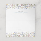 Kleurrijke lente Wildflower beemdweide Garden Wedd Plaatskaartje (Buitenkant ongevouwen)