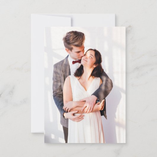 Kleurrijke lente Wildflower beemdweide Garden Wedd RSVP Kaartje (Achterkant)