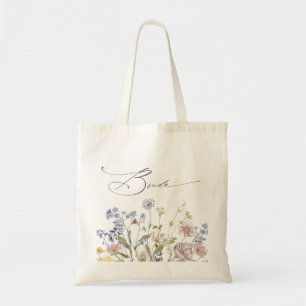 Kleurrijke lente Wildflower beemdweide Garden Wedd Tote Bag