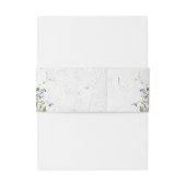 Kleurrijke lente Wildflower beemdweide Garden Wedd Uitnodigingen Wikkel (Achterkant Voorbeeld)