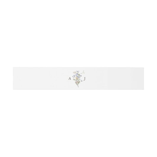 Kleurrijke lente Wildflower beemdweide Garden Wedd Uitnodigingen Wikkel (Vlak)