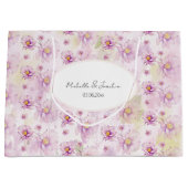 Kleurrijke lente zomer bloementuin Boho Groot Cadeauzakje (Voorkant)