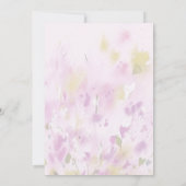 Kleurrijke lente zomer bloementuin Boho Kaart (Achterkant)