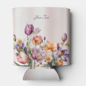 Kleurrijke lentebloemen Koelbox Blikjeskoeler (Achterkant)