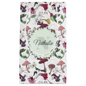 Kleurrijke lentetuin Hummingbird Floral Klein Cadeauzakje (Voorkant)