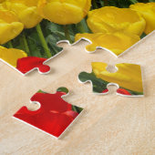 Kleurrijke lentuspenrijen puzzel (Zijkant)