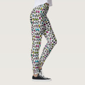 Kleurrijke Leopard Print Leggings (Rechts)
