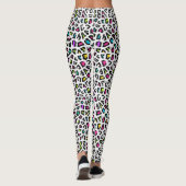 Kleurrijke Leopard Print Leggings (Achterkant)