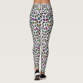 Kleurrijke Leopard Print Leggings