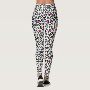 Kleurrijke Leopard Print Leggings