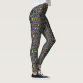 Kleurrijke Leopard Print Leggings (Rechts)