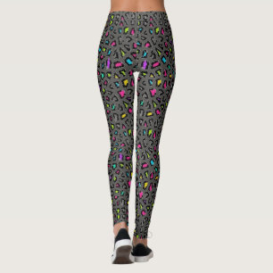 Kleurrijke Leopard Print Leggings