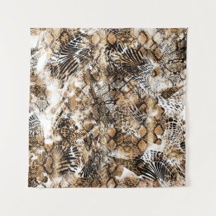 Kleurrijke Leopard Zebra camouflagepatroon Wandkleed