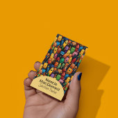 Kleurrijke leraar bijles penpatroon visitekaartje