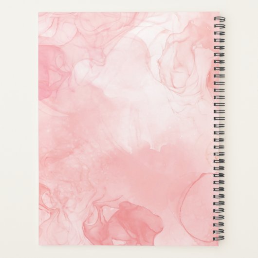 Kleurrijke Leraar Waardering Rainbow Crayon Planner (Achterkant)