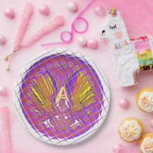 Kleurrijke letter A Logo papier Borden