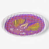 Kleurrijke letter A Logo papier Borden Papieren Bordje (Gekanteld)