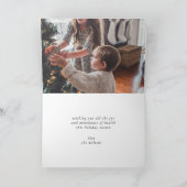 Kleurrijke Letters Joy Holiday Gevouwen Wenskaart Kaart (Binnen)