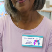 Kleurrijke, Leuke Custom SLP Naambadge