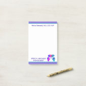 Kleurrijke, Leuke Custom SLP Post het Notities Post-it® Notes (Op bureau)