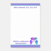 Kleurrijke, Leuke Custom SLP Post het Notities Post-it® Notes (Voorkant)