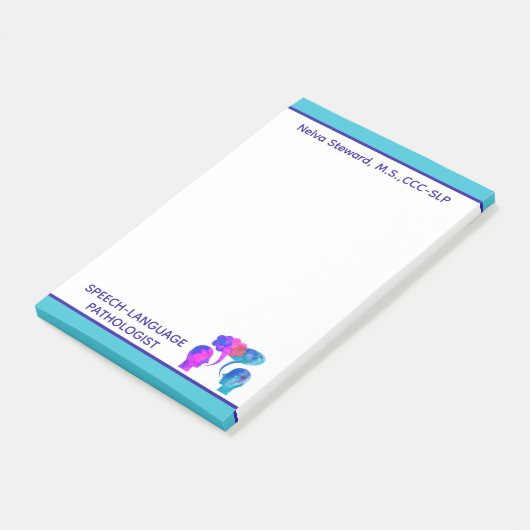 Kleurrijke, Leuke Custom SLP Post het Notities Post-it® Notes (Schuin)