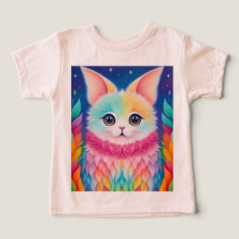 Kleurrijke Leuke Dier Print T-shirt