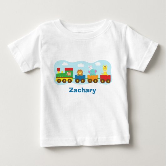 Kleurrijke Leuke Dieren Train voor Baby's (Voorkant)