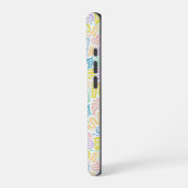 Kleurrijke leuke doodle telefoonhoesje iPhone hoesje (Linkerkant)