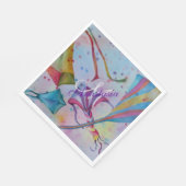 KLEURRIJKE LEUKE FLYING KITES MONOGRAM PARTY SERVETTEN (Hoek)